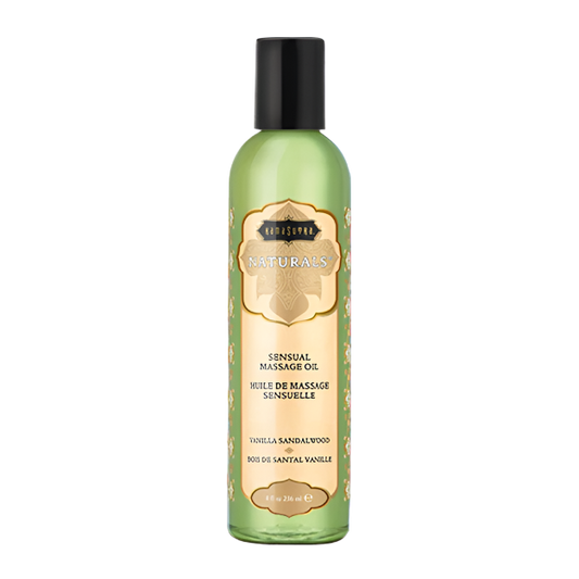 Naturals Massage Oil Vanilla Sandalwood (8oz)