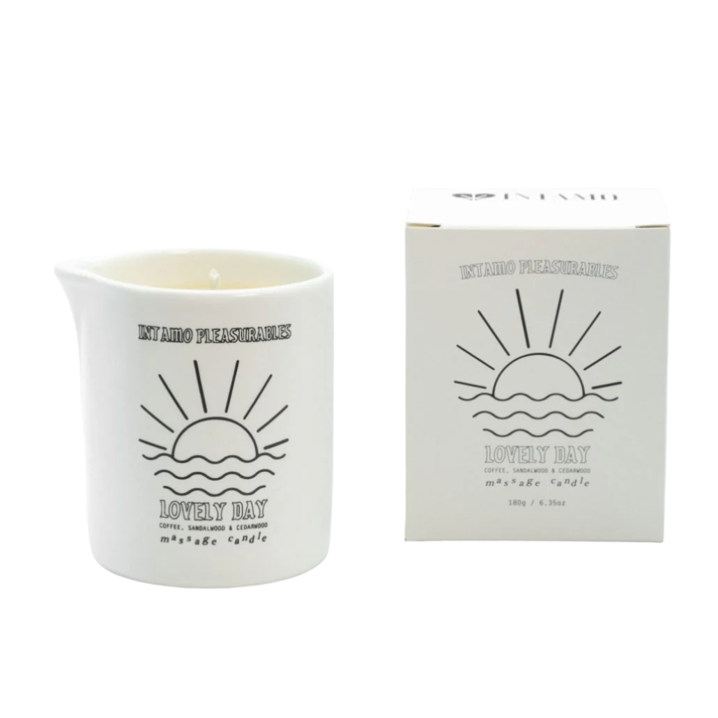Lovely Day Massage Candle - Coffee Sandalwood Cedar