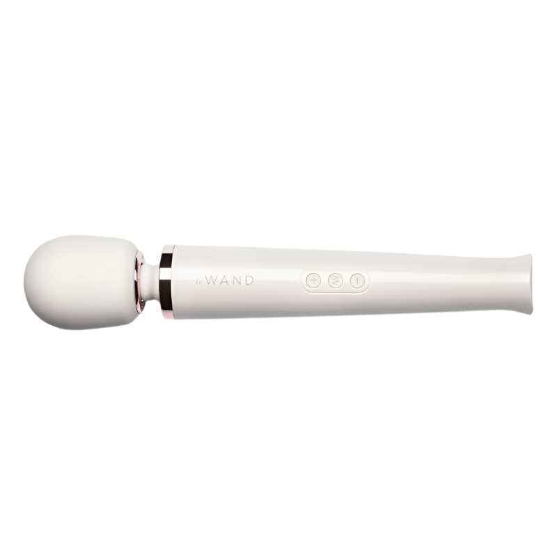 Rechargeable Vibrating Massager - White