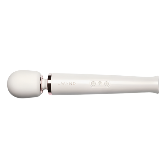 Rechargeable Vibrating Massager - White